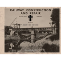 RAILWAY CONSTRUCTION AND REPAIR Netherlands, Belgium, Germany, January 1 1945-May 8 1946. Directorate of Transportation 21 Army Group - BLA.